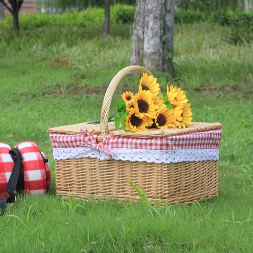 Cestino picnic rattan - in,