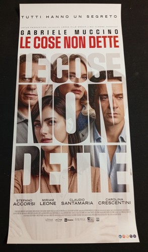 Cose non dette - cose, locandina