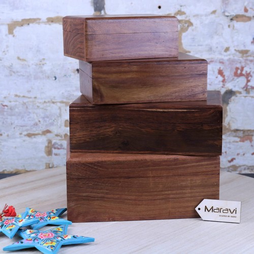 Scatole portaoggetti legno - portaoggetti,