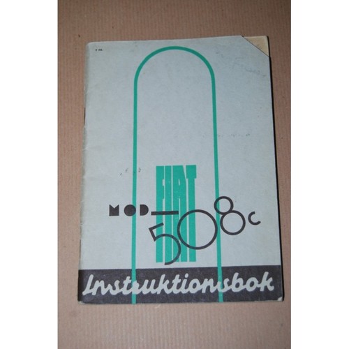 Fiat mod 508 instructions - fiat,
