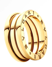 Anello B.Zero1 di BULGARI in Oro giallo 3 Fasce Originale 54/14