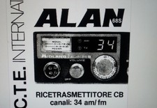 alan 68s cb CTE international manuale operativo e schemi su carta formato a4