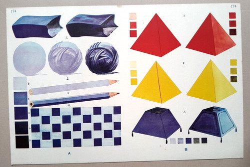 Colori forme poster - forme, retrò