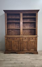 86273 Credenza quattro sportelli in legno con libreria
