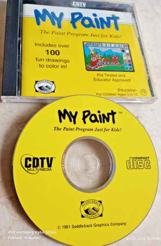 Commodore amiga cdtv paint - amiga, my