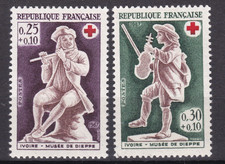 FRANCOBOLLI 1967 FRANCIA CROCE