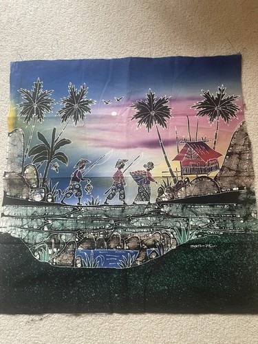 Batik vintage fatto mano - batik, a