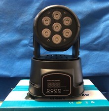 TESTA MOBILE Rotante PAR LED RGBW 7x10 WATT WASH, Auto, Sound, Dmx