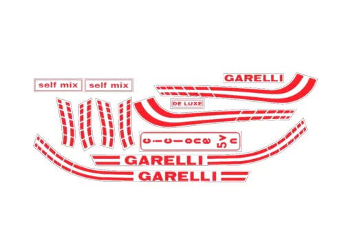 Garelli ciclone colore rosso - colore,