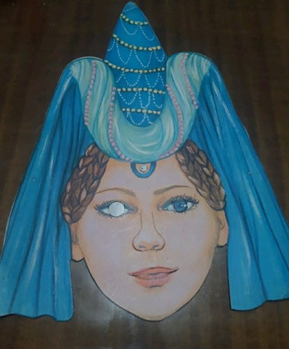 Vintage maschera carnevale - di,