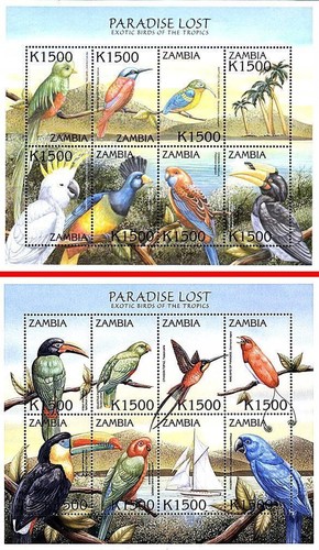 Zambia 2000 uccelli sc - 2000, sc#