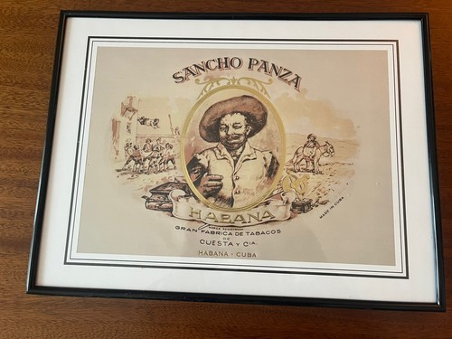 Quadro sancho panza habanos - sancho,