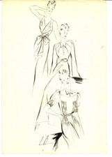 1939 Moda donna ANNI '30 Abiti