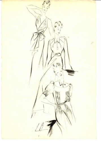1939 moda donna anni abiti - 1939,