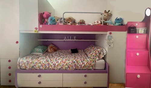 Cameretta soppalco bambina - cameretta,