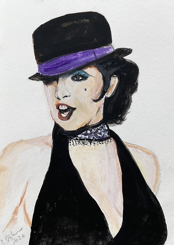 Liza minnelli painting - minnelli,