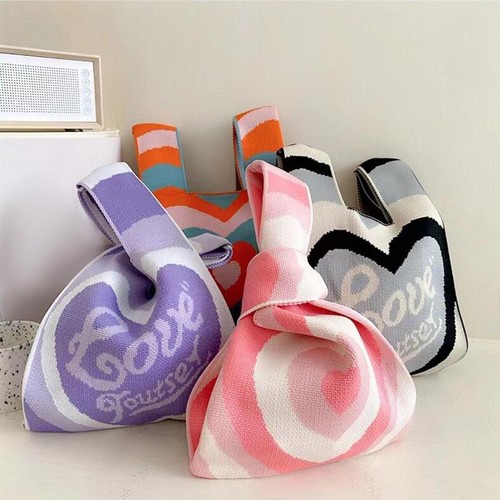 Borsa tote maglia - borsa, donna