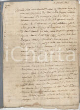 1783 POGGIO RUSCO Perizia Luigi BUTTAFUOCHI su fondo PRADELLA *Manoscritto