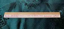 TAGLIA CARTE IN LEGNO PUBBLICITA' OLIO SASSO GADGET VINTAGE RIGHELLO EPOCA 1950