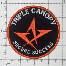 Triplo baldacchino sicuro successo sicurezza soldato mercenario patch repro nuovo A580