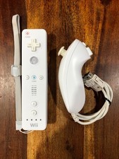 CONTROLLER WII Nintendo WiiMOTE BIANCO ORIGINALE con NUNCHUK WII REMOTE