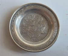 Portacenere/piattino in argento 900 - Lavorazione islamica-Anni ’70, 35 g punz.