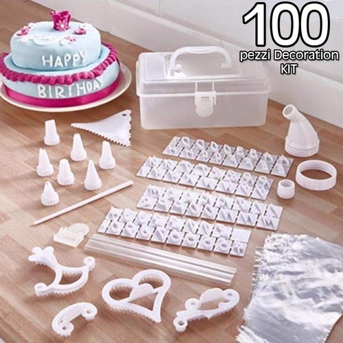 Set 100 decorazione torte - decorazione,