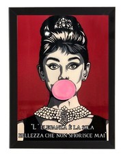 quadro con stampa Audrey