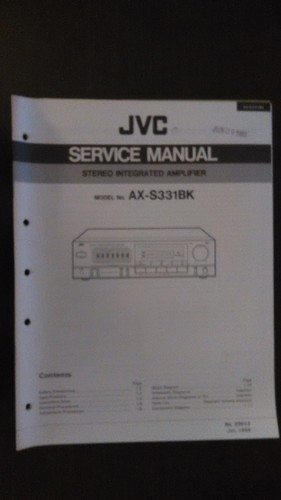 Jvc s331 manuale - jvc, bk