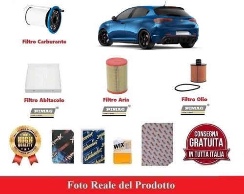Kit filtri tagliando per alfa - filtri,