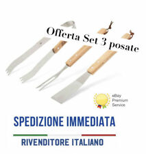 3 Posate Accessori Grill