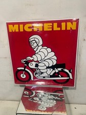 Targa Pubblicitaria Bombata E Smaltata Michelin