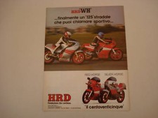 advertising Pubblicità 1983 HRD WH 125 RED/SILVER HORSE