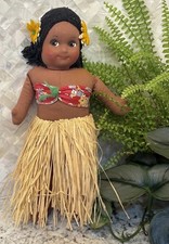 Bambola vintage in tessuto