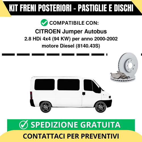 Kit freni posteriori - kit, per