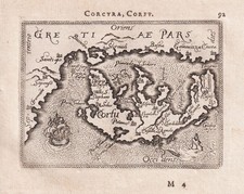 Mappa Dell'Isola Di Corfu