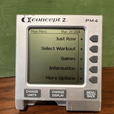 Concept2 C2 PM4 Erg Rowing Row