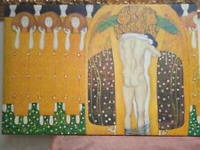 QUADRO Gustav klimt Falso d'autore DIPINTO OLIO su tela compreso telaio 60X90 CM