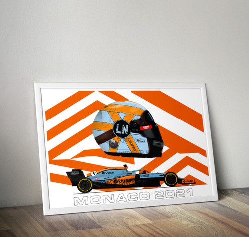 Stampa casco 2021 lando norris - stampa,