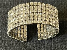 Bracciale elastico con strass