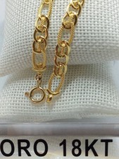 Bracciale in oro giallo 750 18