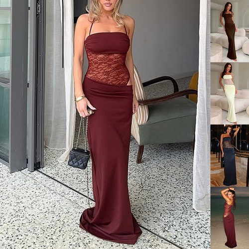 Abito donna lungo aderente - donna,