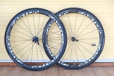 Easton EC90SL Aero Carbon Set Ruote Bici da Strada 10 Velocità Cerchio Freno 100/130mm