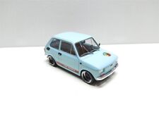 Fiat 126 Abarth Tuning Celeste del 1972 - 1/18 Artigianale base MCG