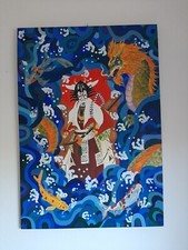 Grande Quadro moderno dipinto a mano ad acrilico su tela 100x70