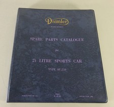 Catalogo ricambi / Parts Catalog Daimler SP 250 V8 2,5 litri Sport anno 1959 - 1964