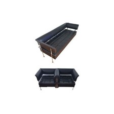 Esclusivo Set Divano Poltrona Frau in Pelle Hydra Castor - Design di Luca Scacchetti