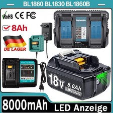 4 batterie 18 V 6,0 Ah 8,0 Ah