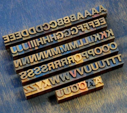 Tipografia blocchi stampa - tipografia,