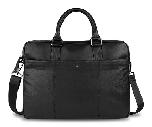 Bugatti black magic briefcase - black,